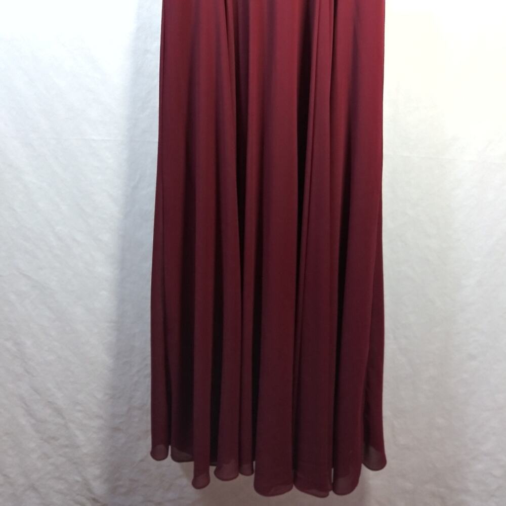 Lulus All About Love Wine Red Maxi Dress Event Size M - Picture 5 of 12